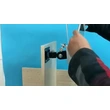 Security anti theft aluminum metal support 