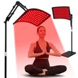 Red Light Therapy for Face and Body, Red Infrared Light Therapy Lamp with Stand Led 660nm & 850nm Infrared Light Device for Body