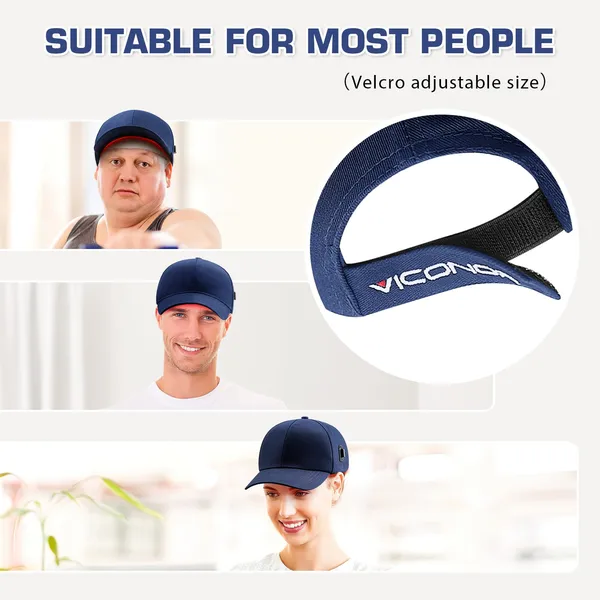 Viconor red Light Therapy hat, red Light Cap, 660nm Red Light-Therapy& 850nm Infrared Light Device