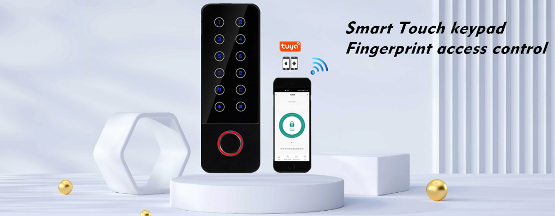Tuya Smart WiFi Access Control Systems with Em and MIFARE-Touch