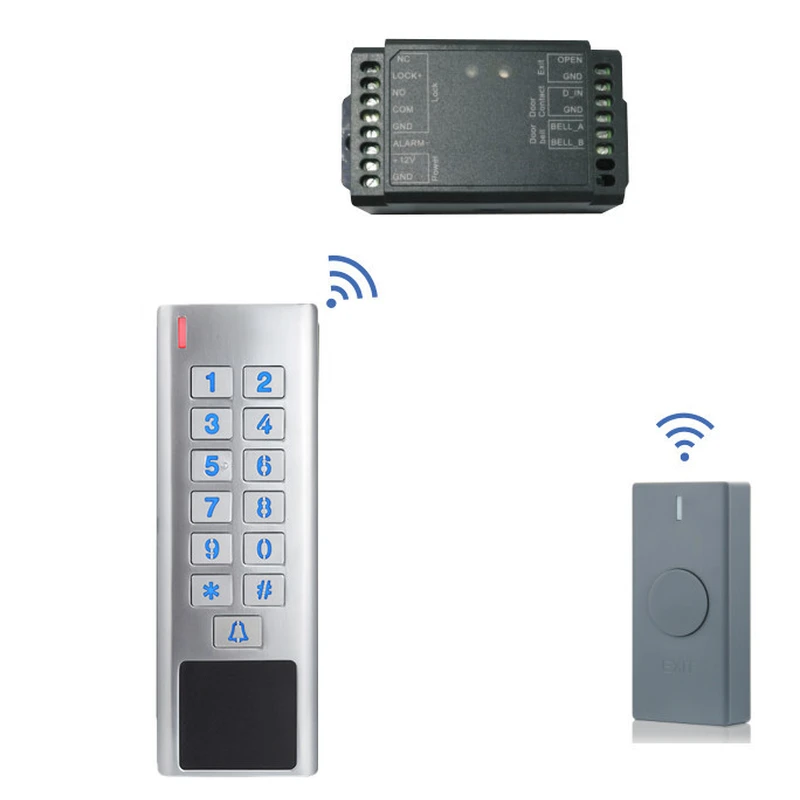 	 wireless door access control system
