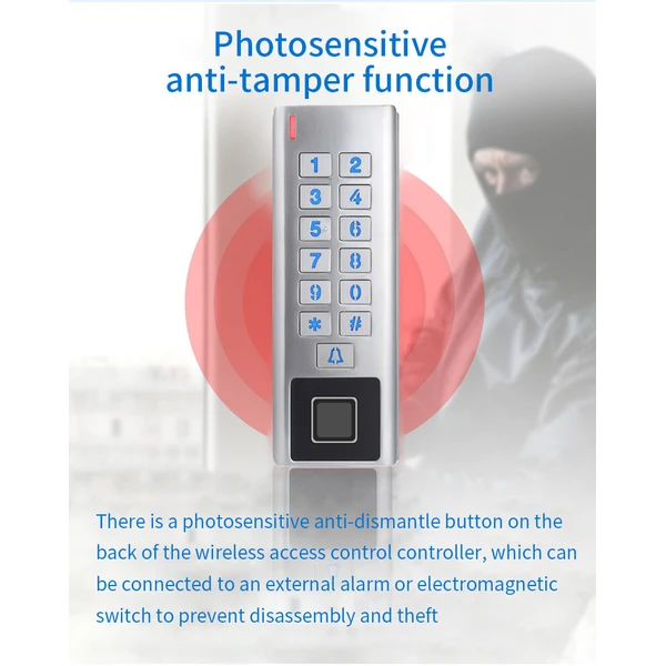 Metal Waterproof Fingerprint Access Control supplier