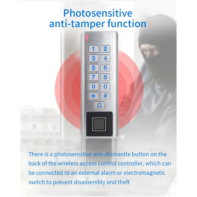 Metal Waterproof Fingerprint Access Control supplier