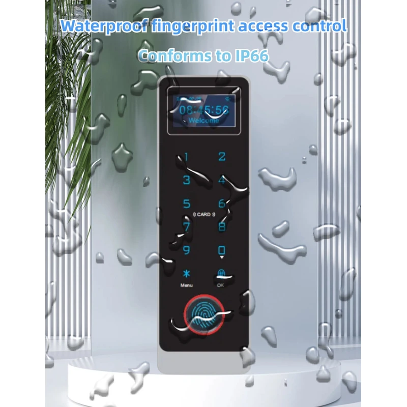 Waterproof OLED Fingerprint Access Control