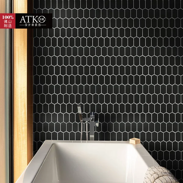 马赛克 北欧小砖简约现代 网红民宿 咖啡奶茶店 背景墙