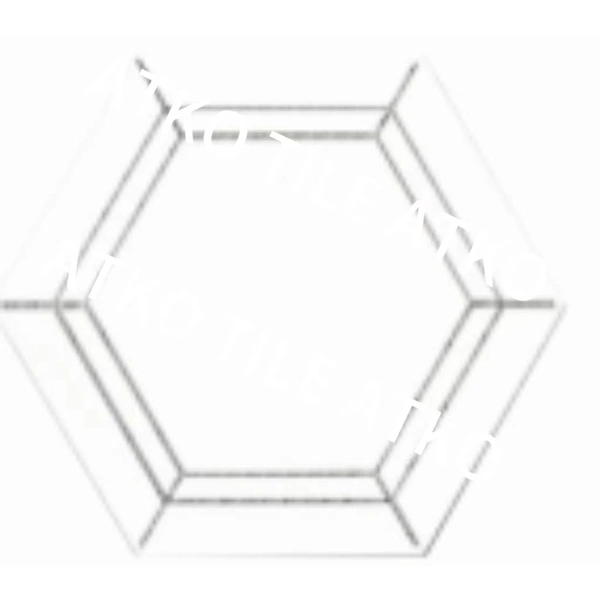六边形白色大理石马赛克