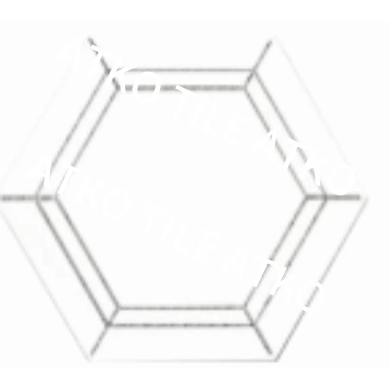 六边形白色大理石马赛克