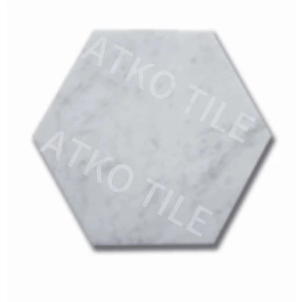 Hexagonal Grey Marble Mosaic