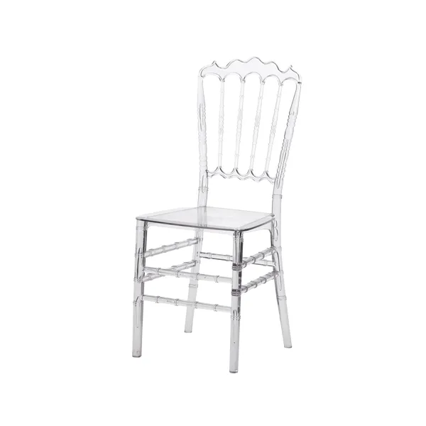 Transparent Crystal Plastic Chair- Eco-friendly Material, Healthy Life
