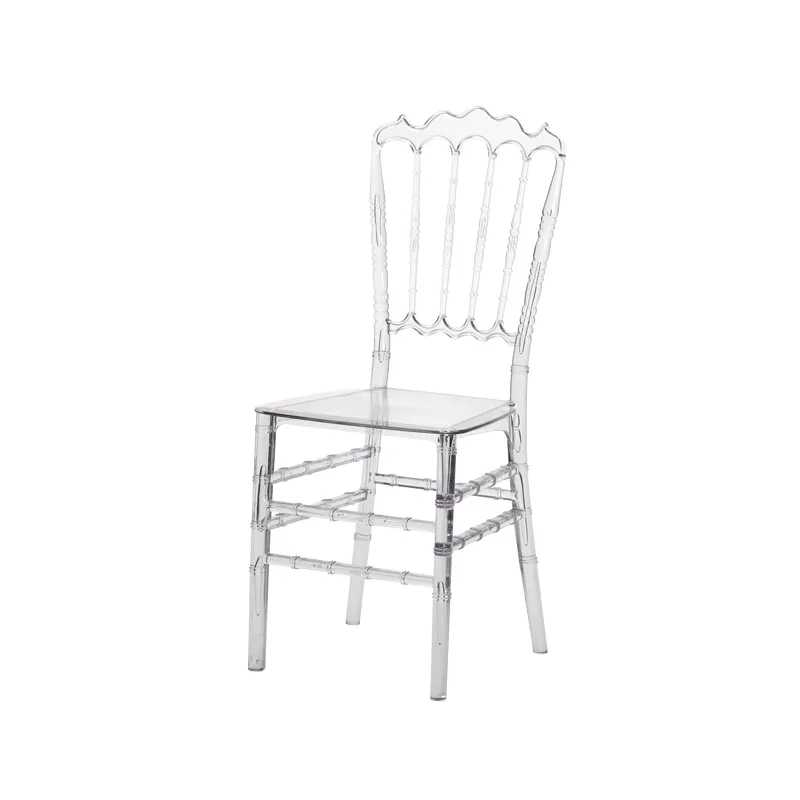Transparent Crystal Plastic Chair- Eco-friendly Material, Healthy Life