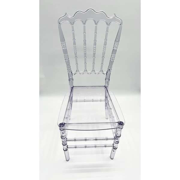 Transparent Crystal Plastic Chair- Eco-friendly Material, Healthy Life