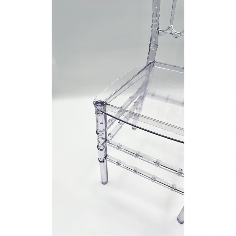 Transparent Crystal Plastic Chair- Eco-friendly Material, Healthy Life