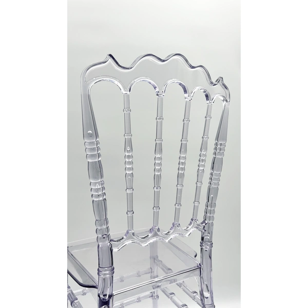 Transparent Crystal Plastic Chair- Eco-friendly Material, Healthy Life