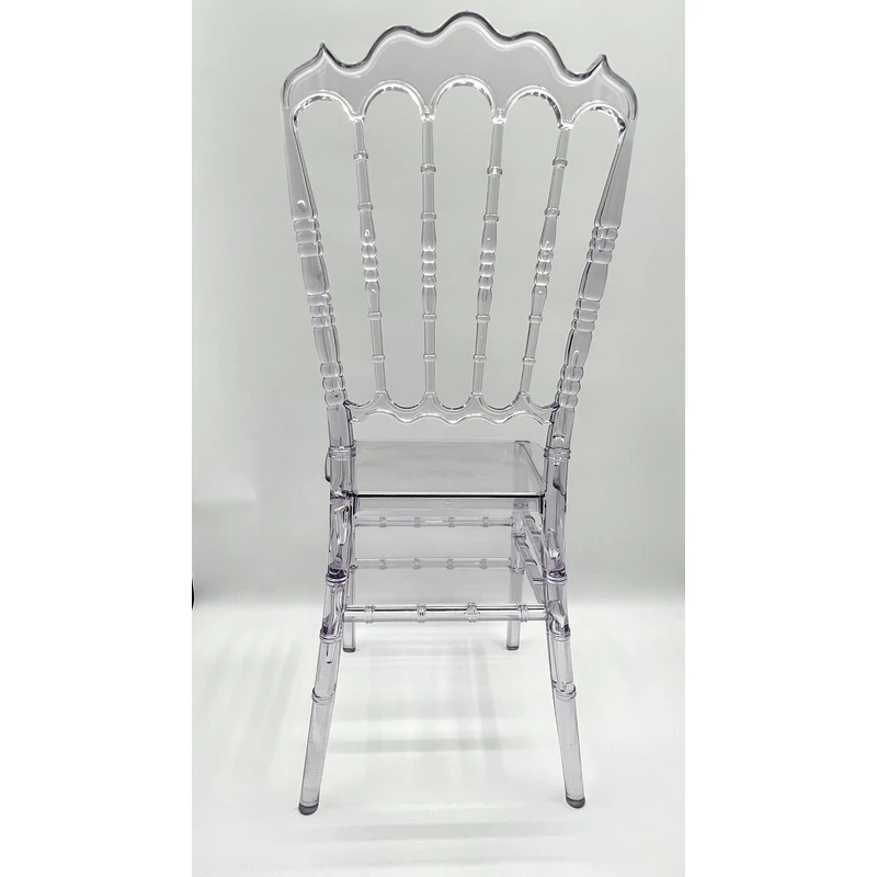 Transparent Crystal Plastic Chair- Eco-friendly Material, Healthy Life