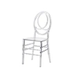 Clear Crystal Plastic Chair- Lightweight Design for Easy Living