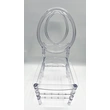 Clear Crystal Plastic Chair- Lightweight Design for Easy Living
