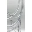 Clear Crystal Plastic Chair- Lightweight Design for Easy Living