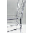 Clear Crystal Plastic Chair- Lightweight Design for Easy Living