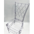 Clear Crystal Plastic Chair - Durable Material, Long-lasting Companion