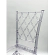 Clear Crystal Plastic Chair - Durable Material, Long-lasting Companion
