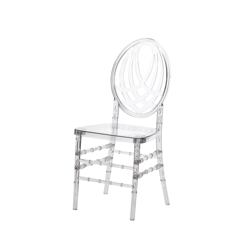 Transparent Crystal Plastic Chair - Economical, Home Choice