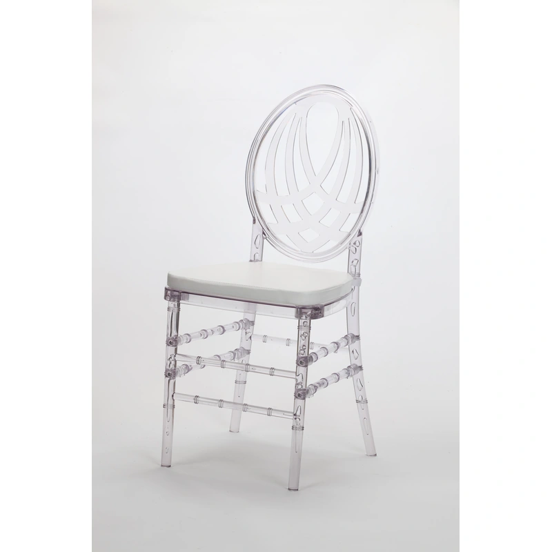 Transparent Crystal Plastic Chair - Economical, Home Choice