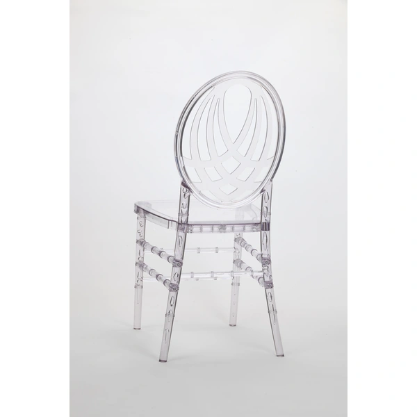 Transparent Crystal Plastic Chair - Economical, Home Choice