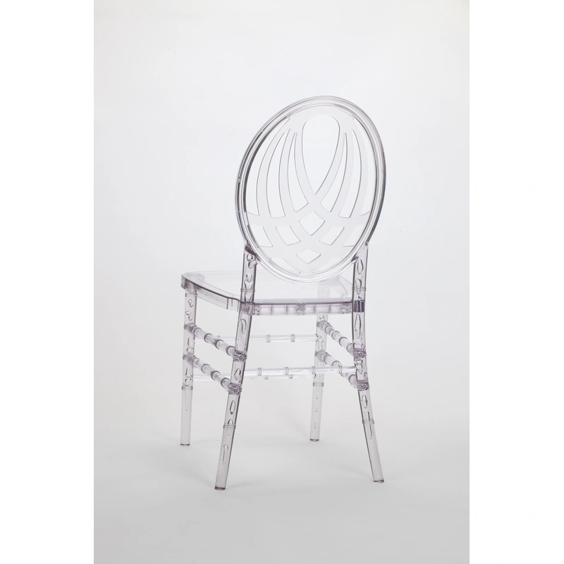 Transparent Crystal Plastic Chair - Economical, Home Choice