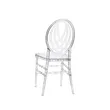 Transparent Crystal Plastic Chair - Economical, Home Choice