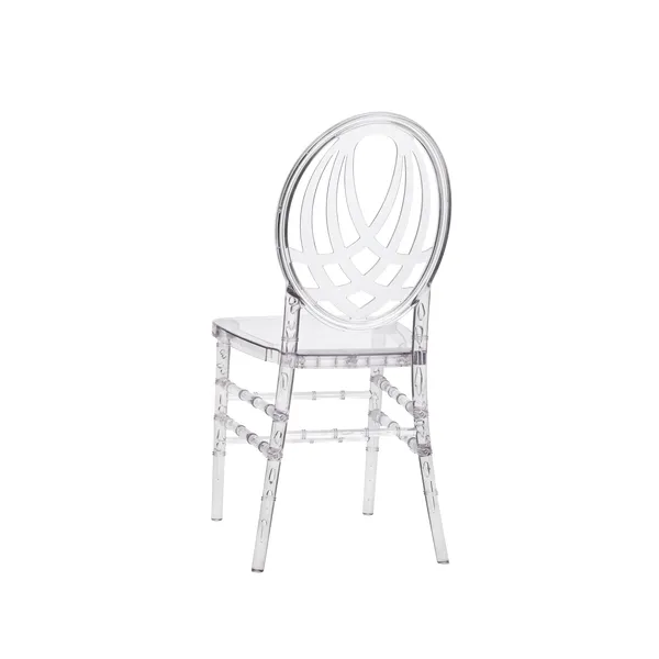 Transparent Crystal Plastic Chair - Economical, Home Choice