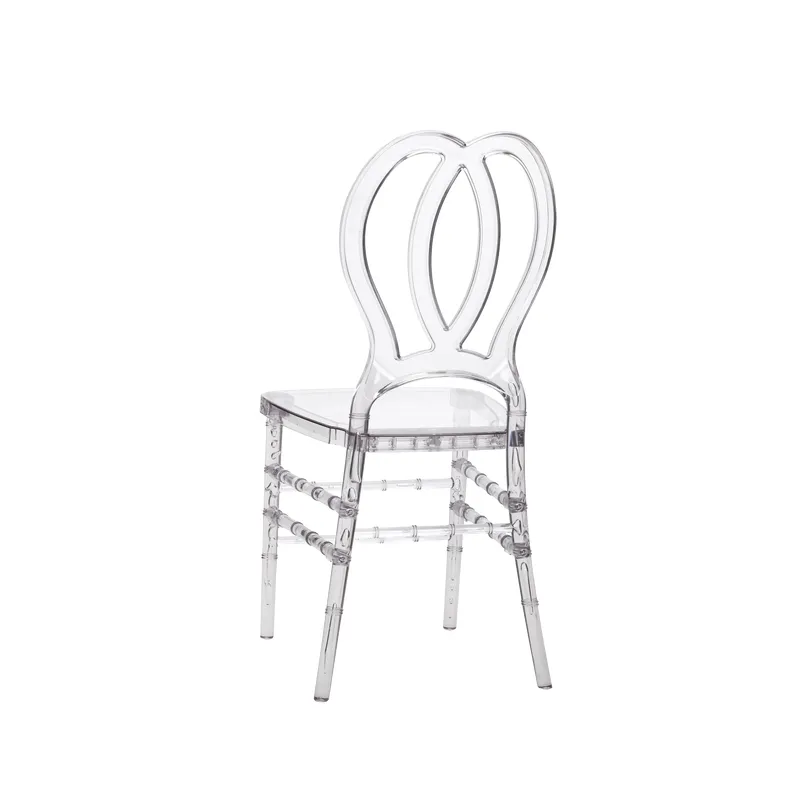 Personalized Clear Crystal Plastic Chair - Unique Home Styles