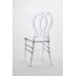 Personalized Clear Crystal Plastic Chair - Unique Home Styles