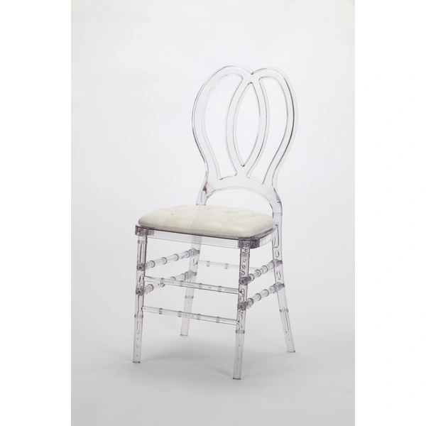 Personalized Clear Crystal Plastic Chair - Unique Home Styles