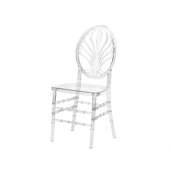 New Trend in Home Aesthetics - Clear Crystal Plastic Chairs