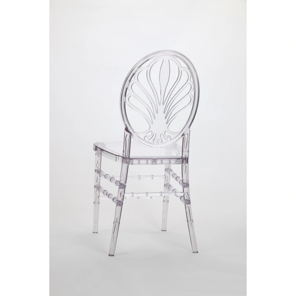 New Trend in Home Aesthetics - Clear Crystal Plastic Chairs