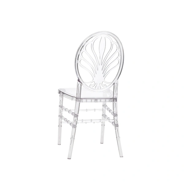 New Trend in Home Aesthetics - Clear Crystal Plastic Chairs