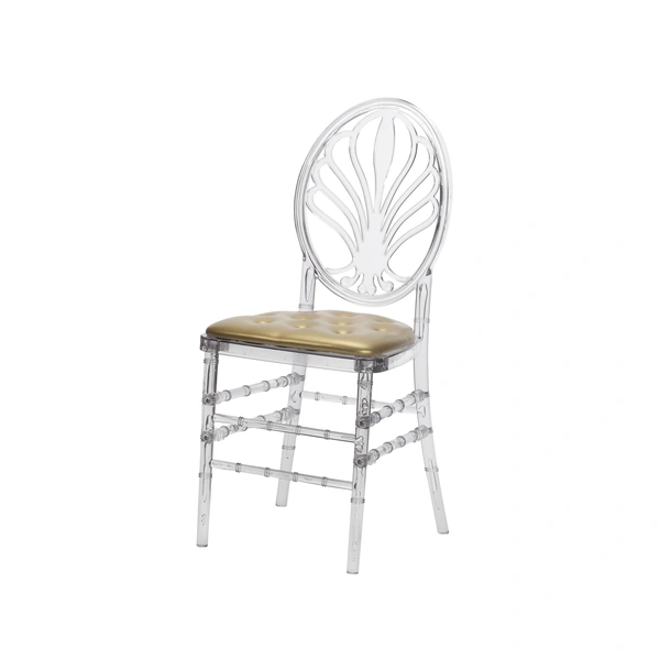 New Trend in Home Aesthetics - Clear Crystal Plastic Chairs
