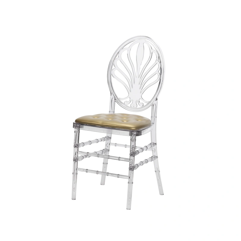 New Trend in Home Aesthetics - Clear Crystal Plastic Chairs
