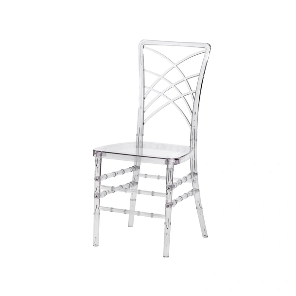 Space Optimizing Solutions - Transparent Crystal Plastic Chairs