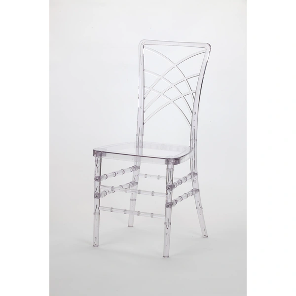 Space Optimizing Solutions - Transparent Crystal Plastic Chairs