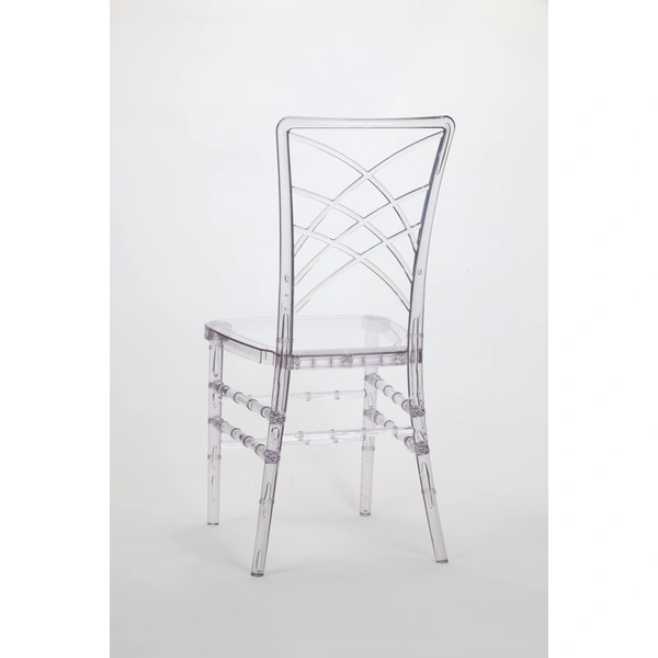 Space Optimizing Solutions - Transparent Crystal Plastic Chairs