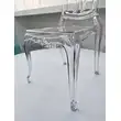 Lightweight design, easy to move - Clear crystal plastic chairs