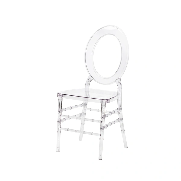 Living Room Decorative Highlights - Clear Crystal Plastic Chairs
