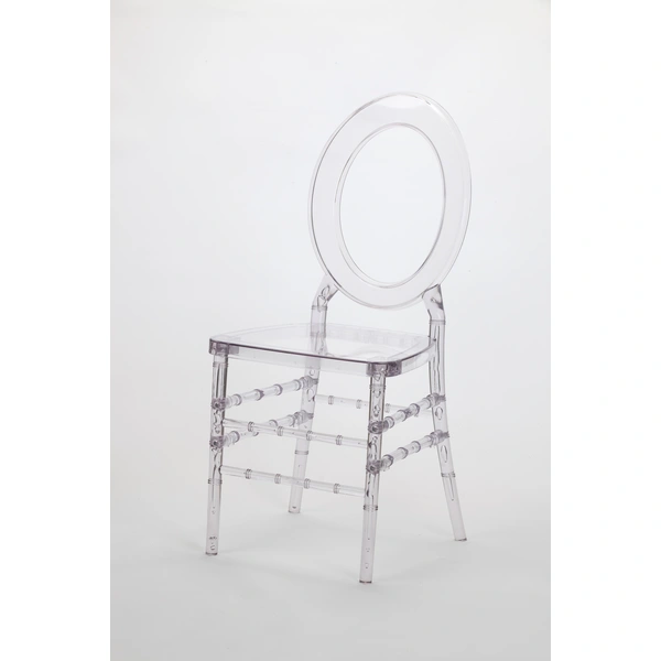 Living Room Decorative Highlights - Clear Crystal Plastic Chairs