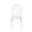 Stylish and eco-friendly plastic crystal chair