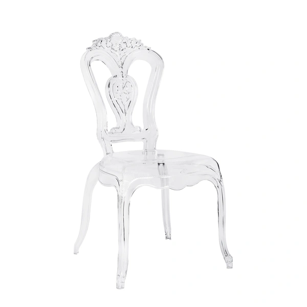 Durable Clear Crystal Plastic Chair