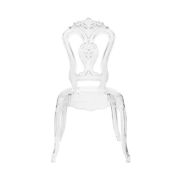 Durable Clear Crystal Plastic Chair