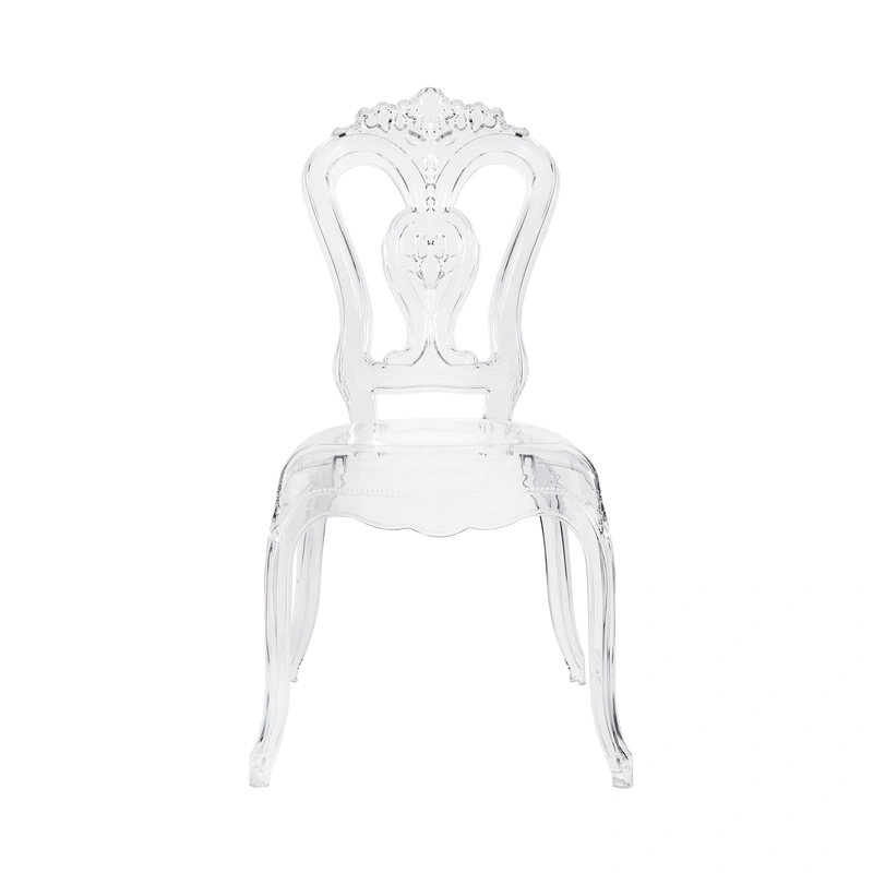 Durable Clear Crystal Plastic Chair