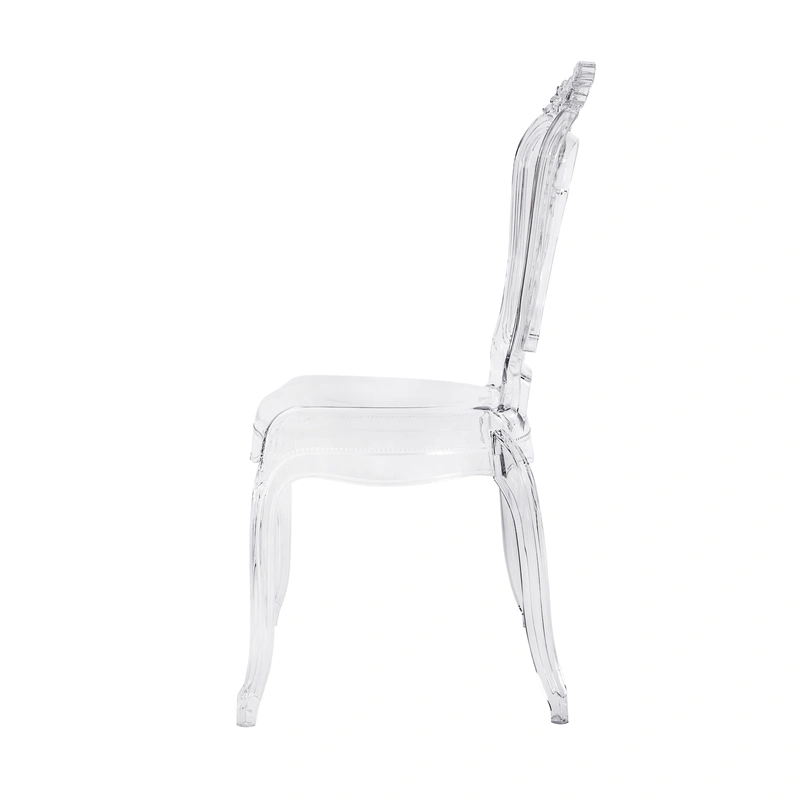 Durable Clear Crystal Plastic Chair
