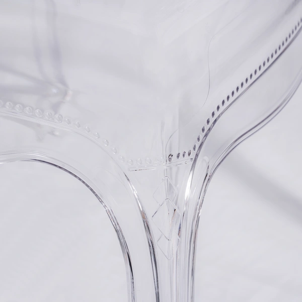 Durable Clear Crystal Plastic Chair